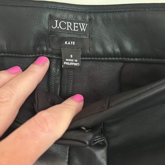 J. Crew Kate faux leather pants - Picture 4 of 7